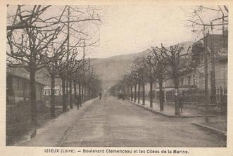 Boulevard G. Clémenceau qui deviendra Boulevard P. Joannon